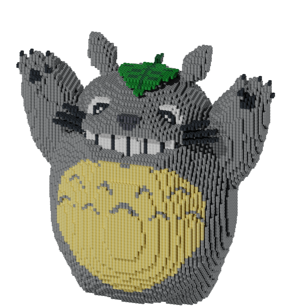Patrón Estudio Ghibli Totoro Pose 2 – fusebeads
