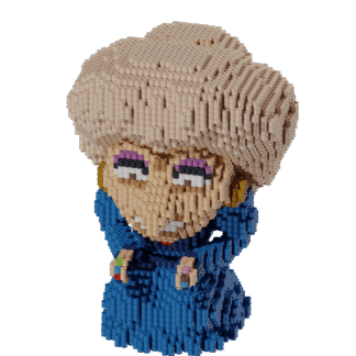 Patrón Estudio Ghibli Yubaba. – fusebeads