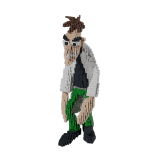 Patrón Phineas & Ferb Doofenshmirtz – fusebeads