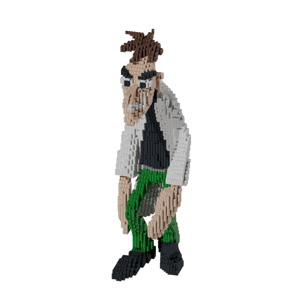 Patrón Phineas & Ferb Doofenshmirtz – fusebeads