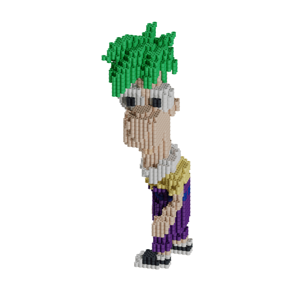 Patrón Phineas & Ferb Ferb – fusebeads