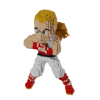 Patrón King of Fighters KoF Andy Bogart – fusebeads