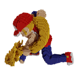 Patrón King of Fighters KoF Terry Bogart – fusebeads