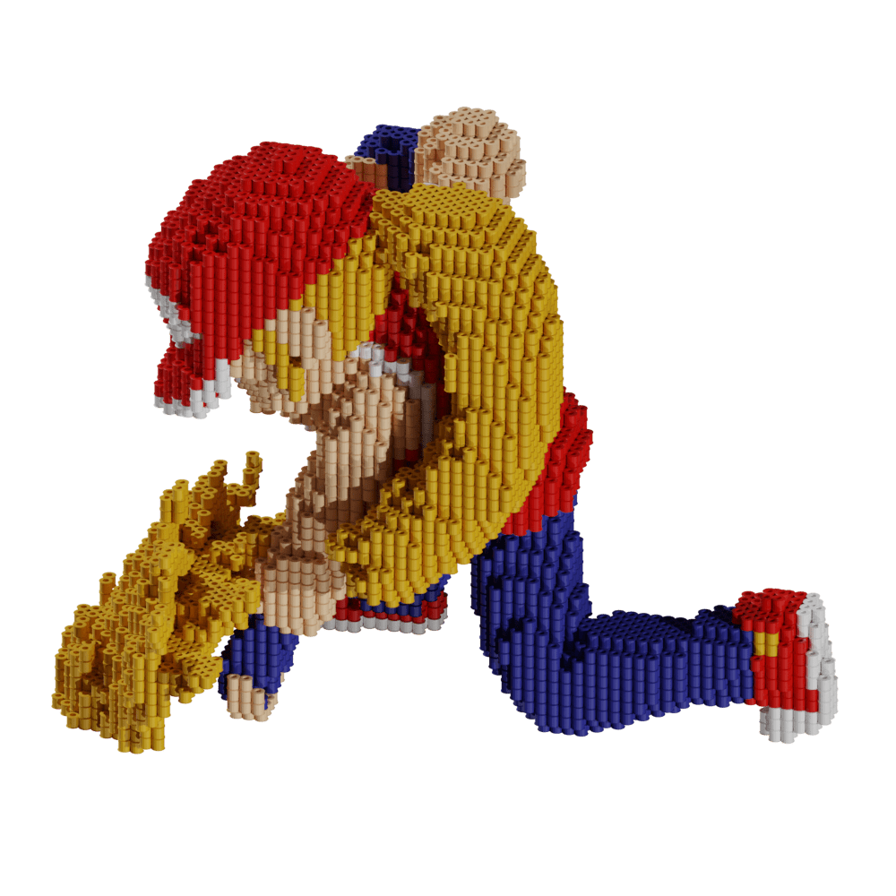 Patrón King of Fighters KoF Terry Bogart – fusebeads