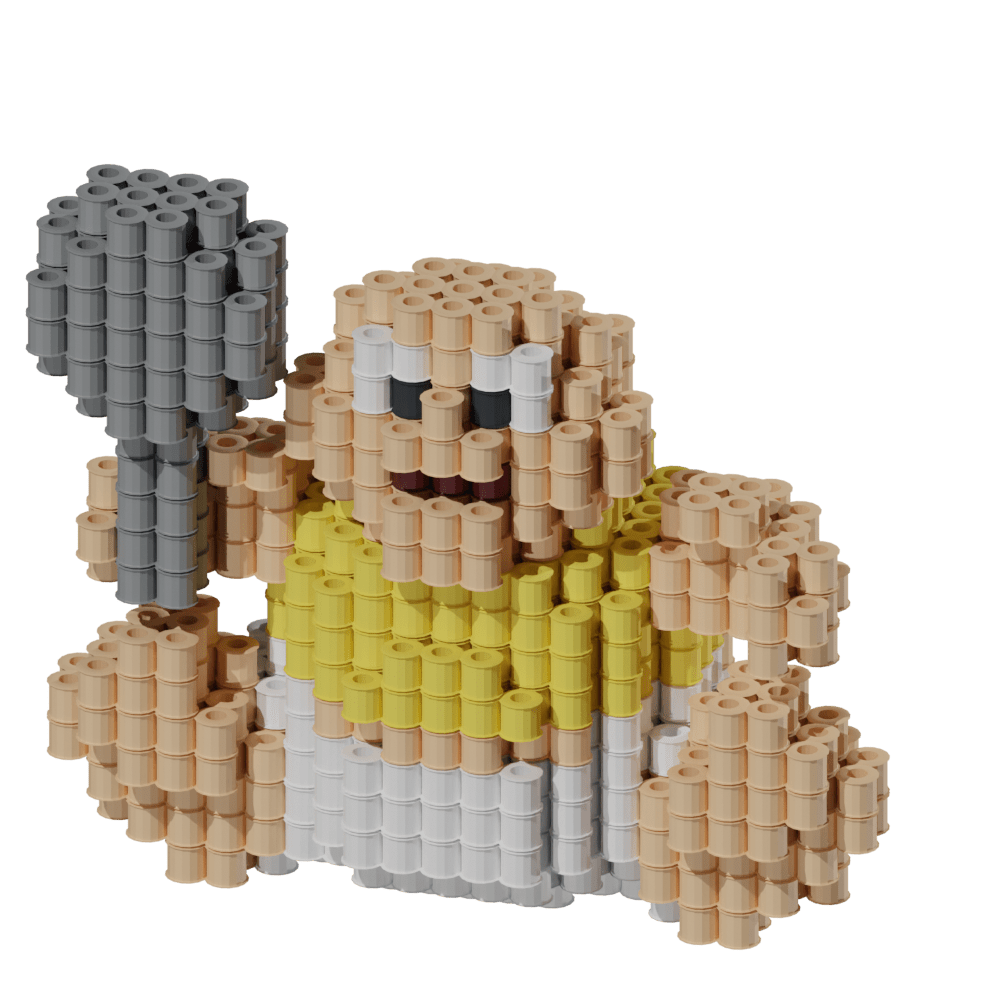 Patrón Dinosaurios Baby Sinclair – fusebeads