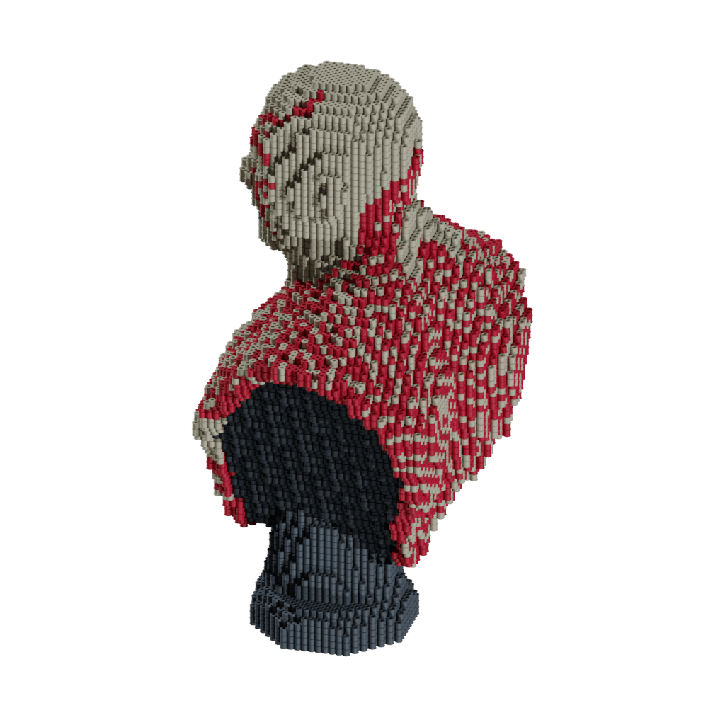 Patrón Guardianes de la Galaxia - Busto Drax. – fusebeads
