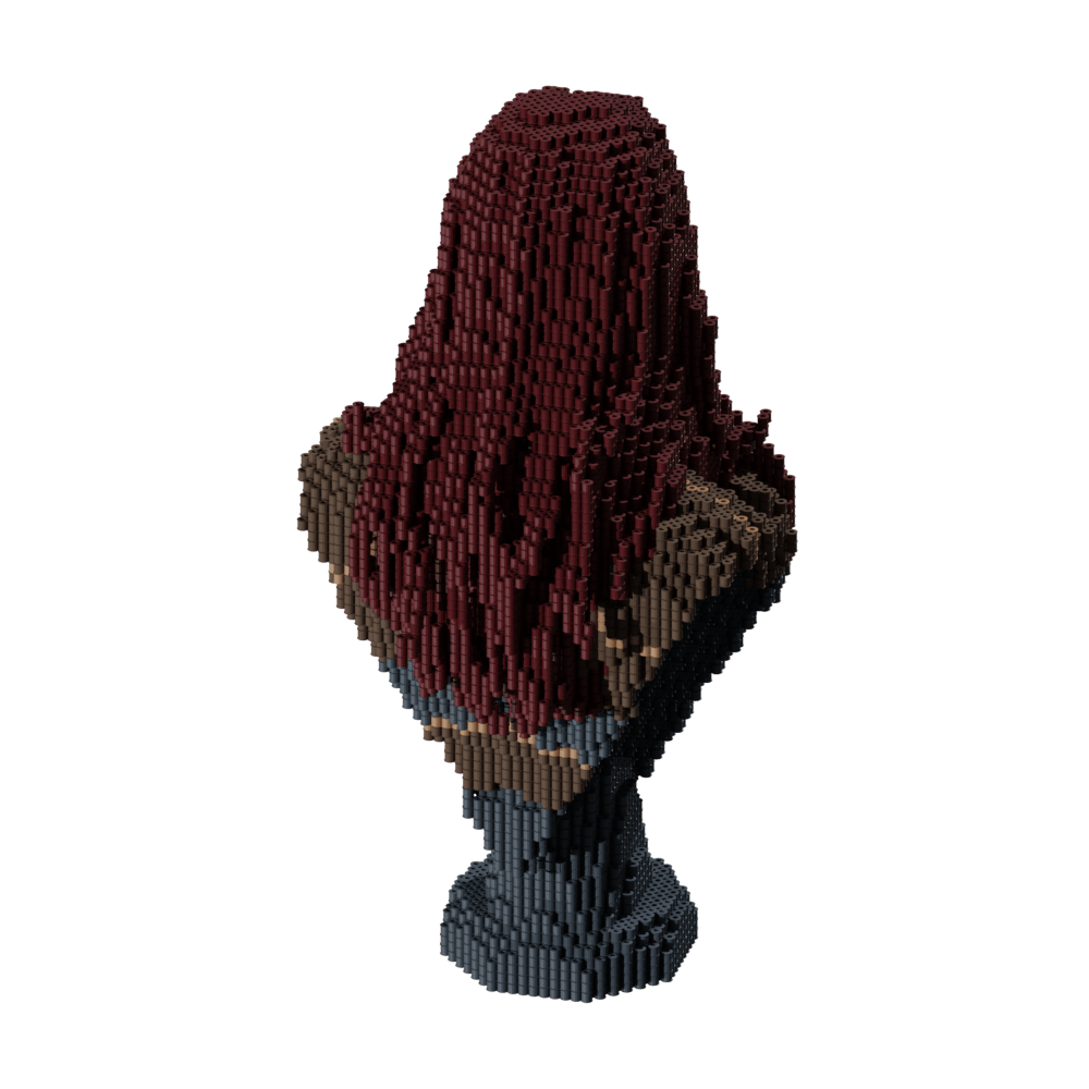 Patrón Guardianes de la Galaxia - Busto Gamora – fusebeads