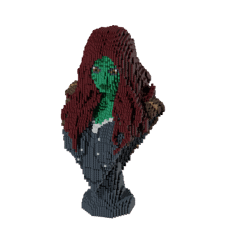 Patrón Guardianes de la Galaxia - Busto Gamora – fusebeads