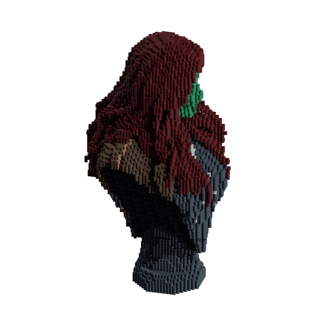 Patrón Guardianes de la Galaxia - Busto Gamora – fusebeads