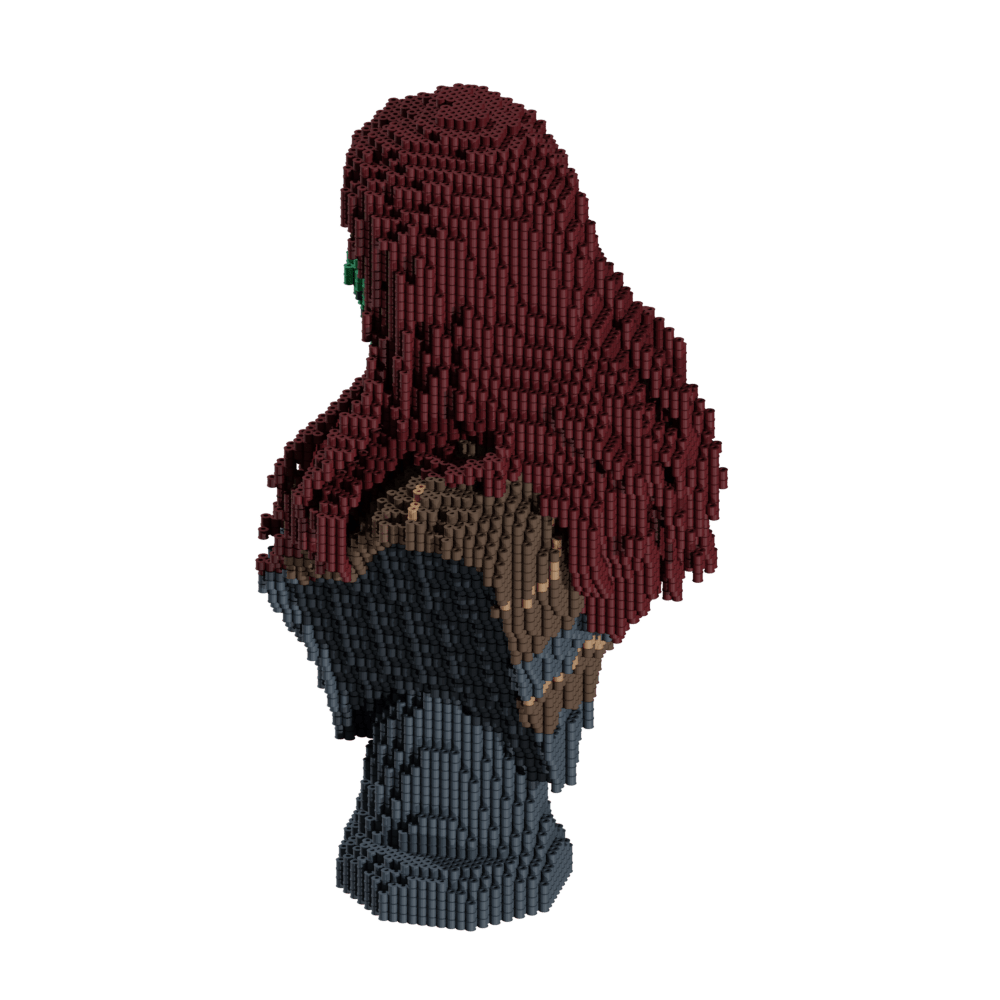 Patrón Guardianes de la Galaxia - Busto Gamora – fusebeads