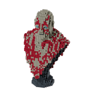 Patrón Guardianes de la Galaxia - Busto Mini Drax – fusebeads