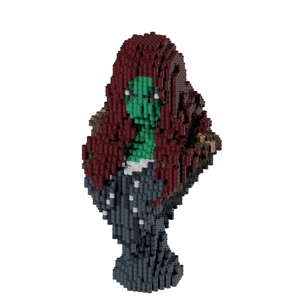 Patrón Guardianes de la Galaxia - Busto Mini Gamora – fusebeads