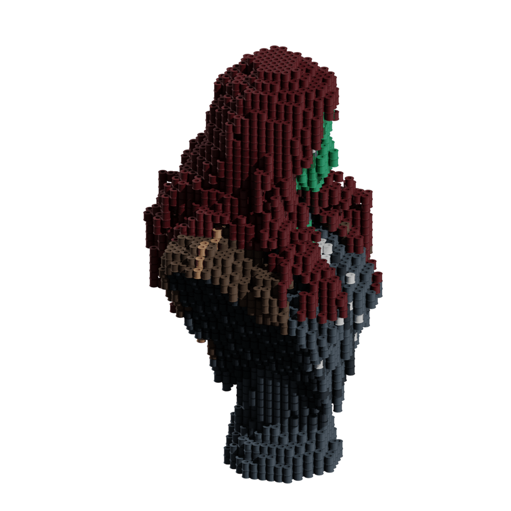 Patrón Guardianes de la Galaxia - Busto Mini Gamora – fusebeads