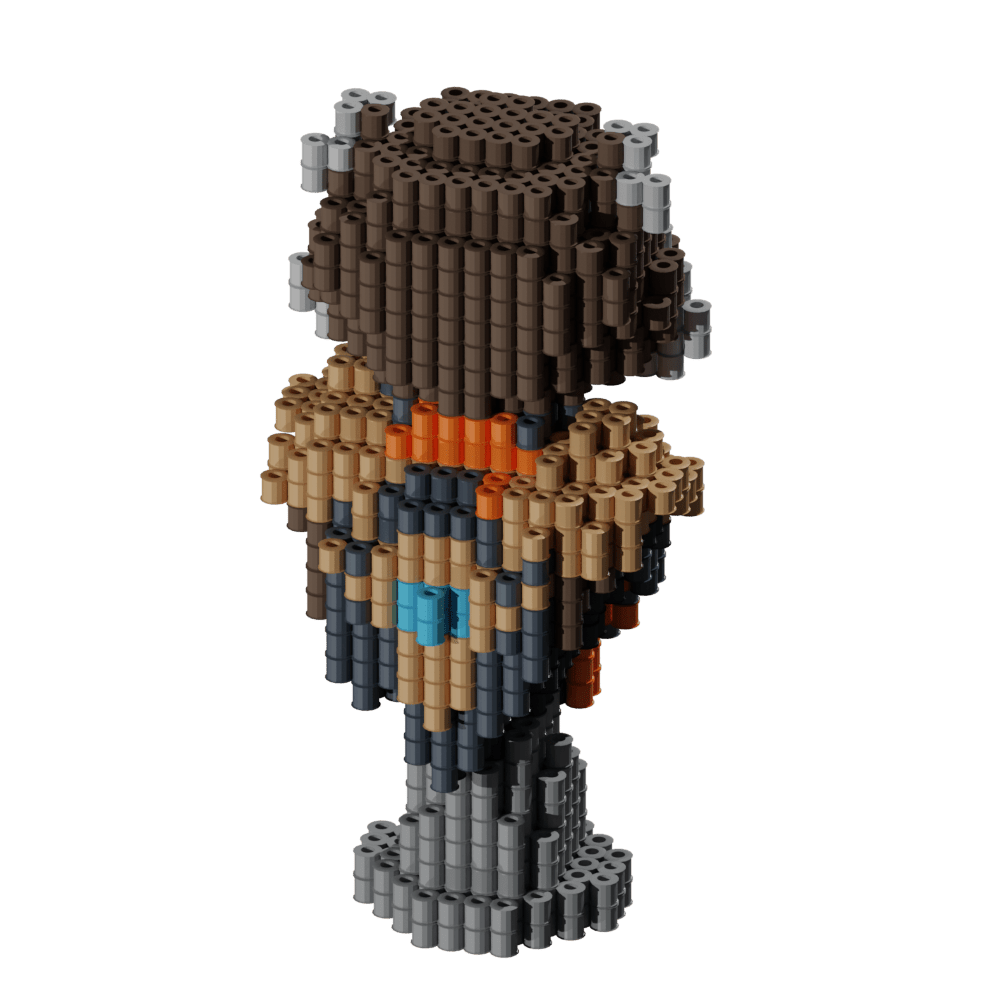 Patrón Guardianes de la Galaxia - Busto Mini Rocket Racoon – fusebeads