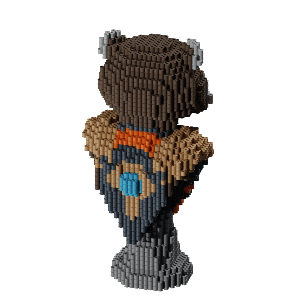 Patrón Guardianes de la Galaxia - Busto Rocket Racoon – fusebeads