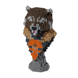 Patrón Guardianes de la Galaxia - Busto Rocket Racoon – fusebeads