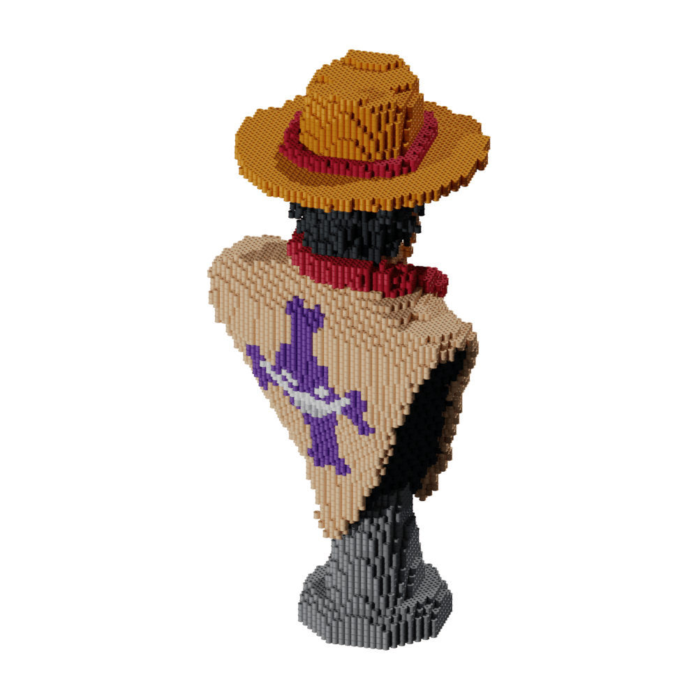 Patrón One Piece - Busto Ace – fusebeads