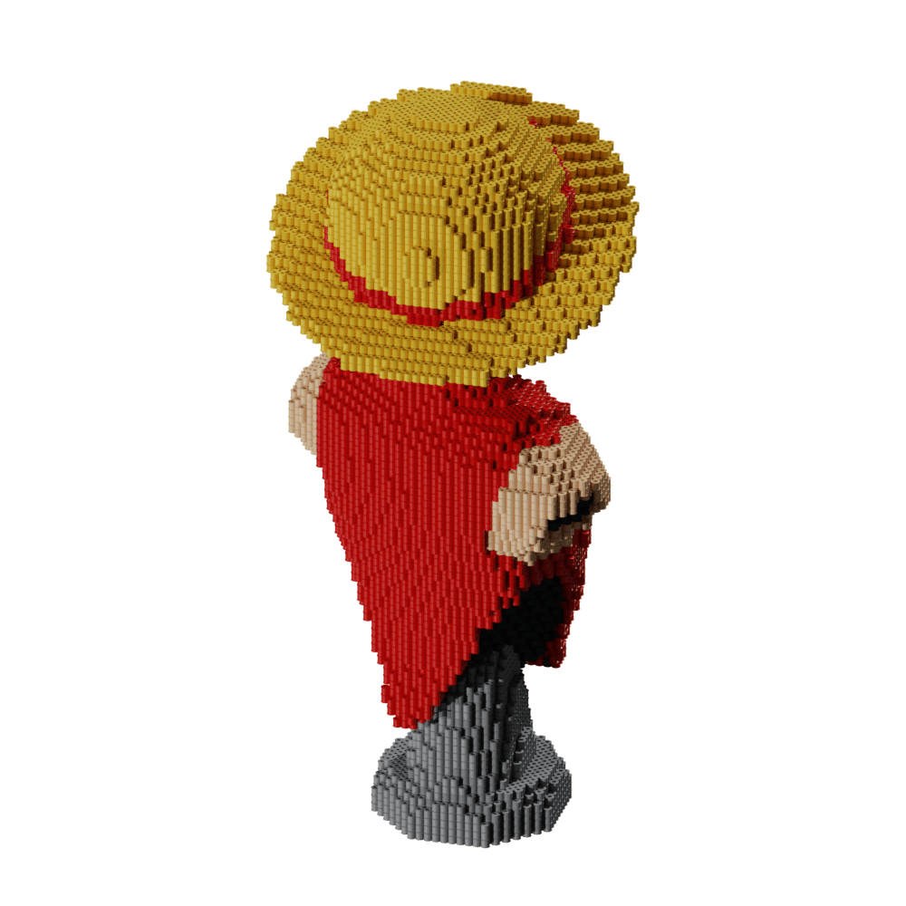 Patrón One Piece - Busto Luffy – fusebeads