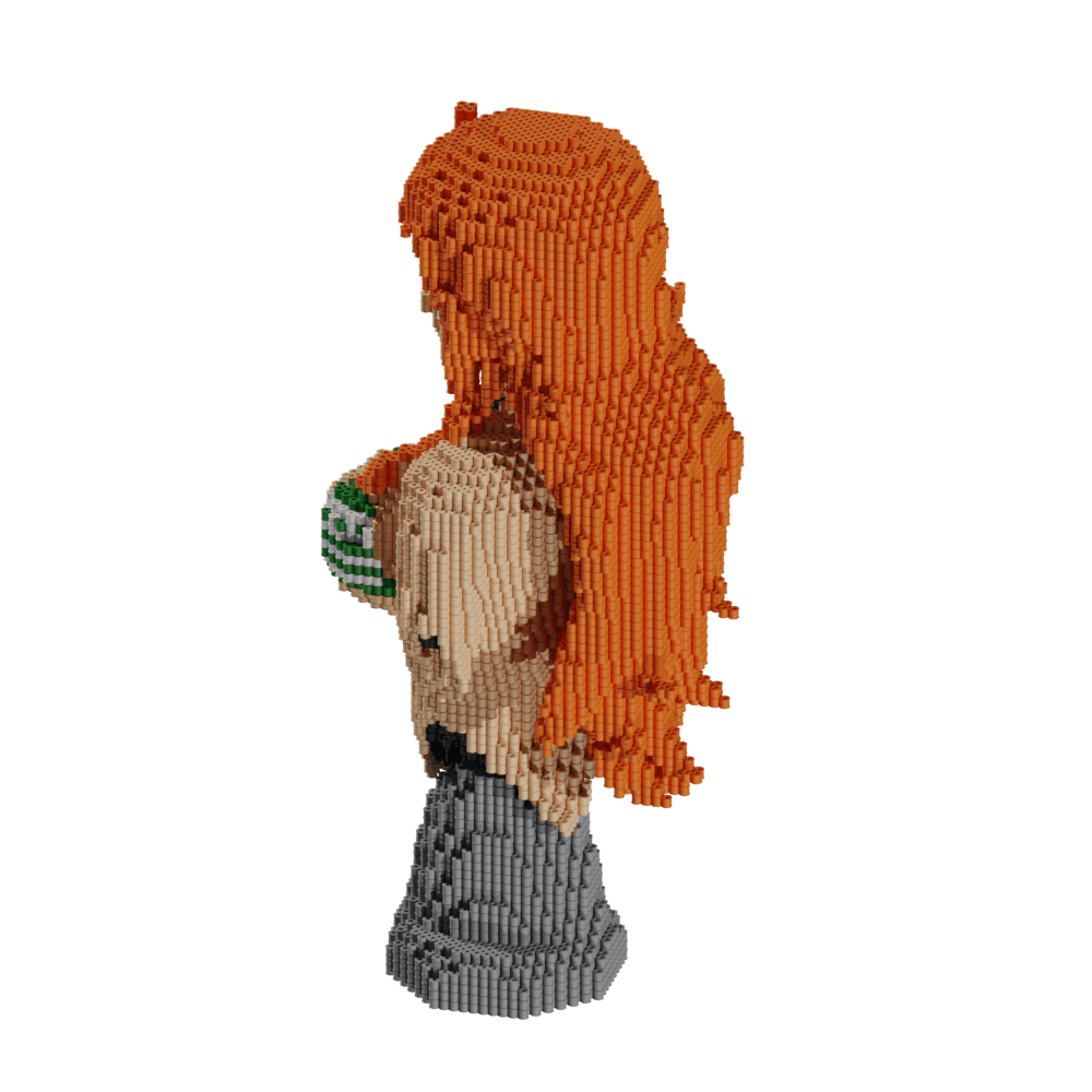 Patrón One Piece - Busto Nami – fusebeads