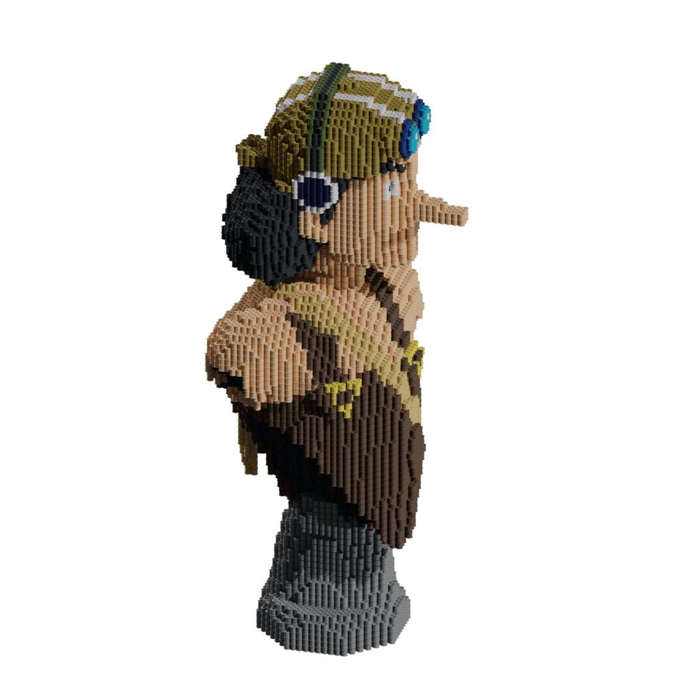 Patrón One Piece - Busto Usopp. – fusebeads