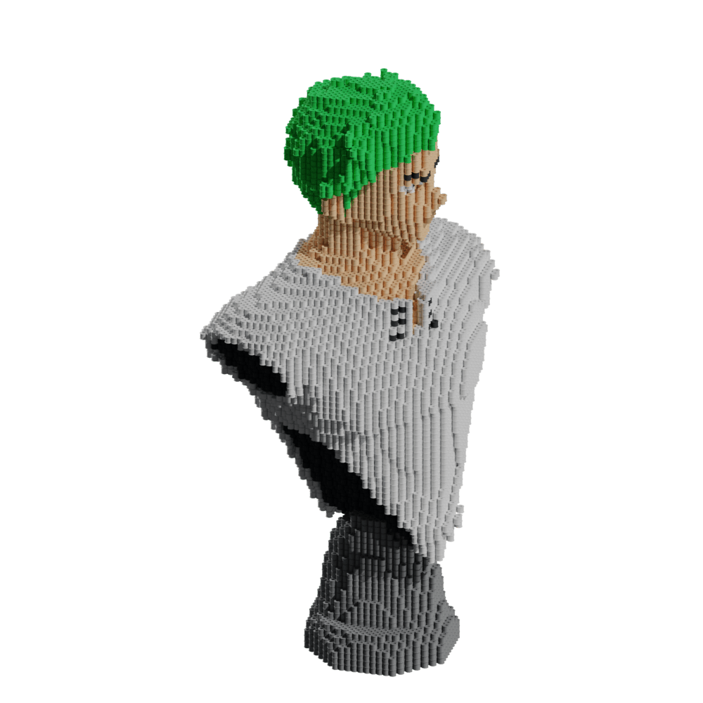 Patrón One Piece - Busto Zoro – fusebeads