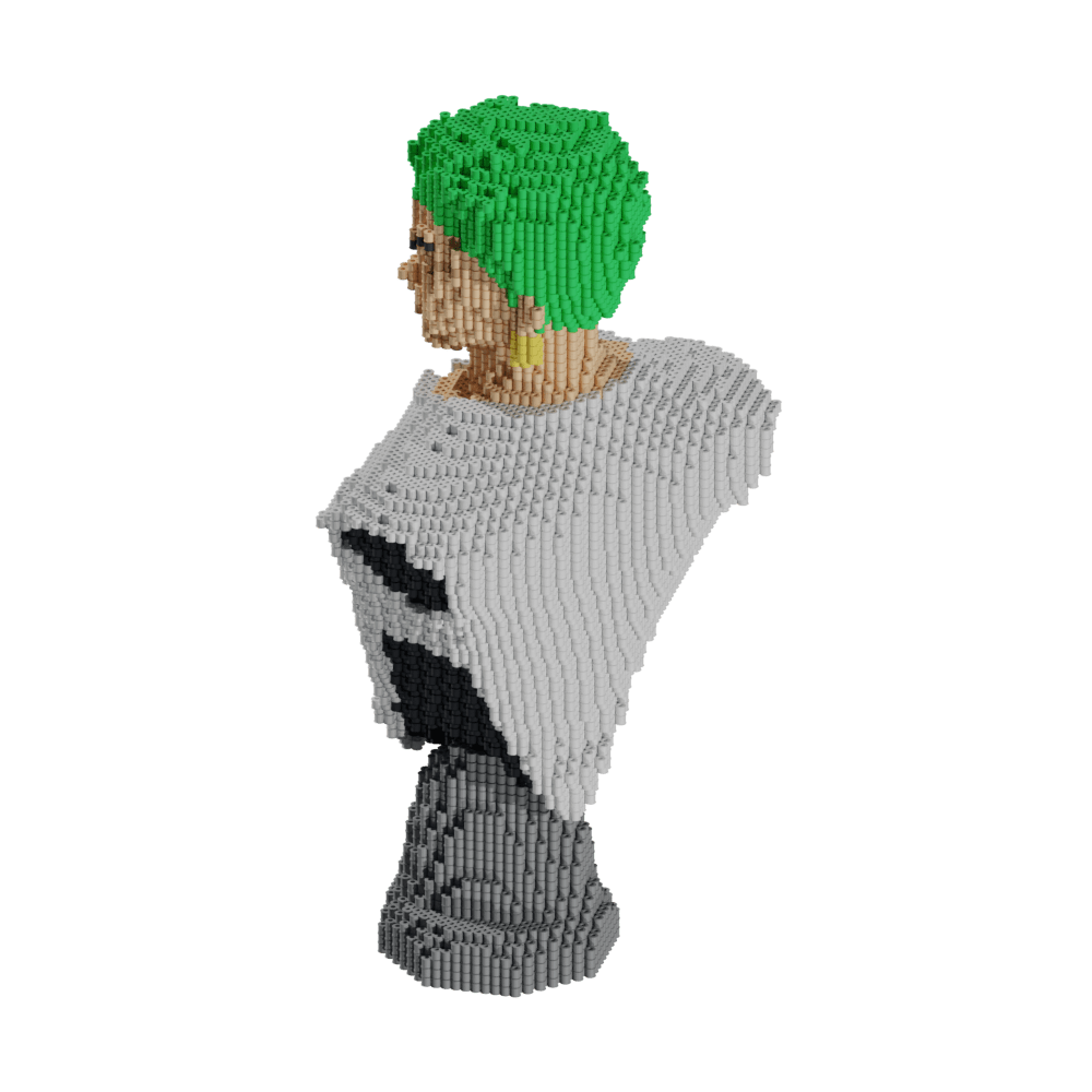 Patrón One Piece - Busto Zoro – fusebeads