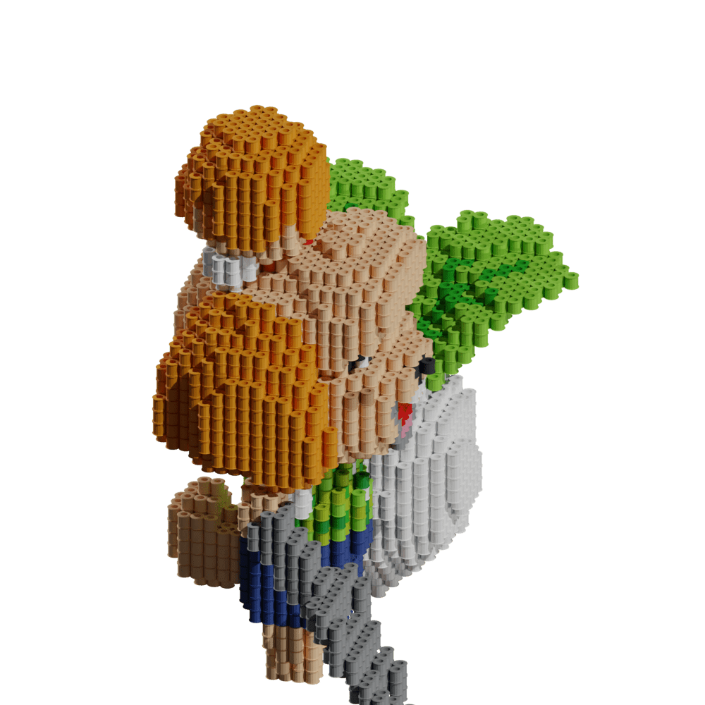 Patrón Animal Crossing Isabelle. – fusebeads