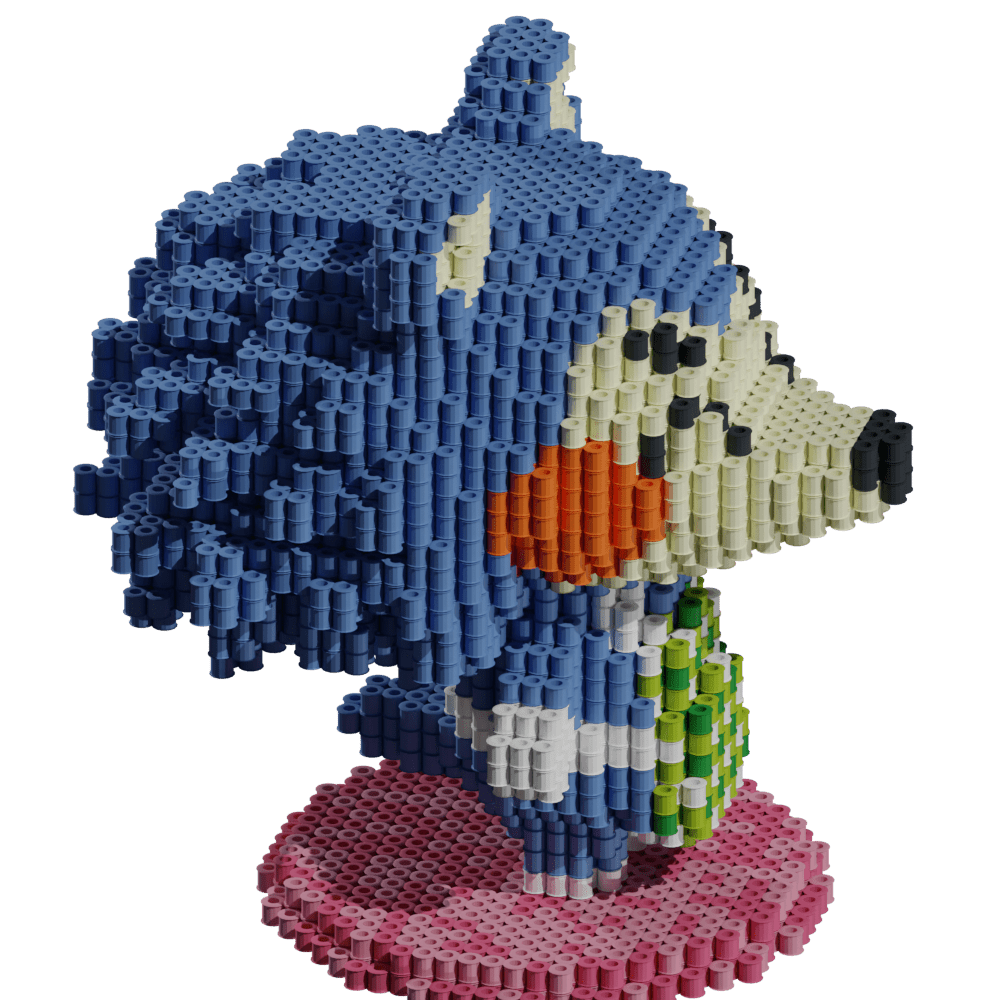 Patrón Animal Crossing Mabel – fusebeads