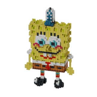 Patrón Bob Esponja - Bob Esponja. – fusebeads