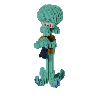 Patrón Bob Esponja - Calamardo – fusebeads