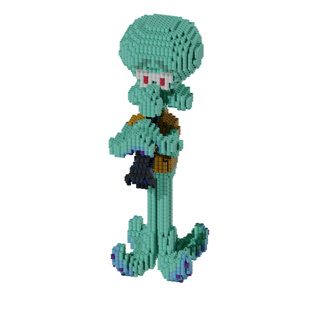 Patrón Bob Esponja - Calamardo – fusebeads