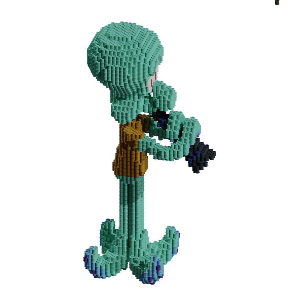 Patrón Bob Esponja - Calamardo – fusebeads