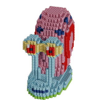 Patrón Bob Esponja - Gary. – fusebeads