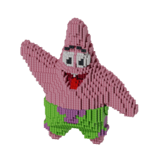 Patrón Bob Esponja - Patricio – fusebeads