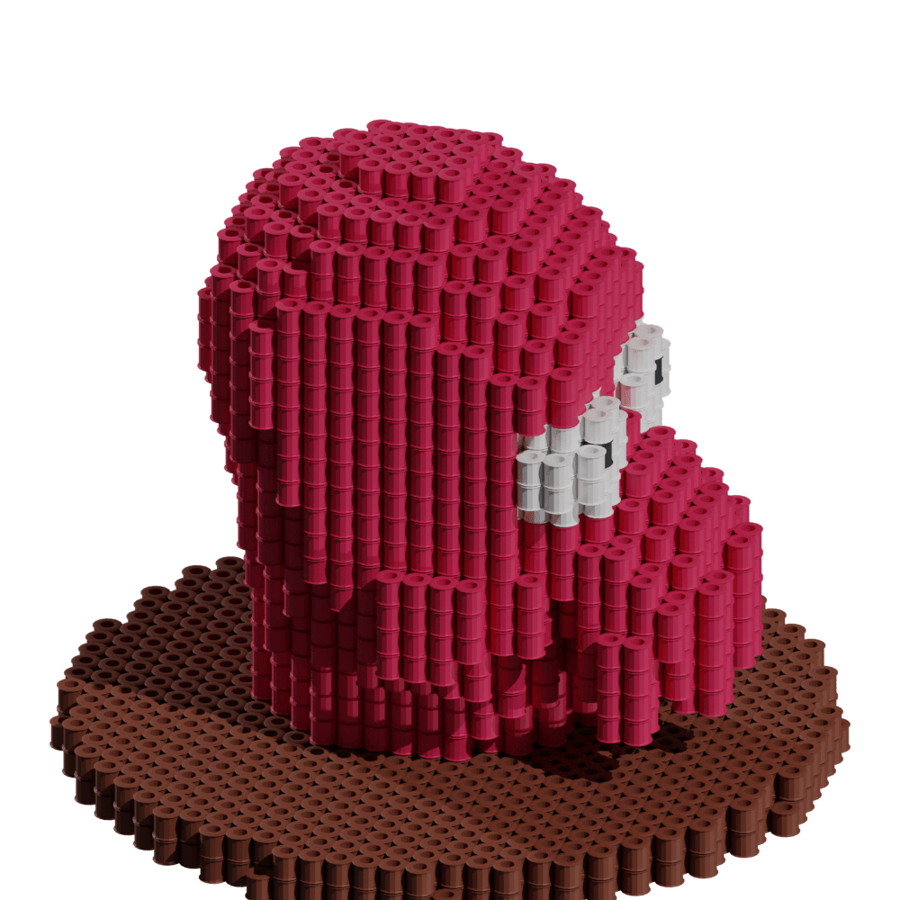 Patrón Futurama - Zoidberg. – fusebeads