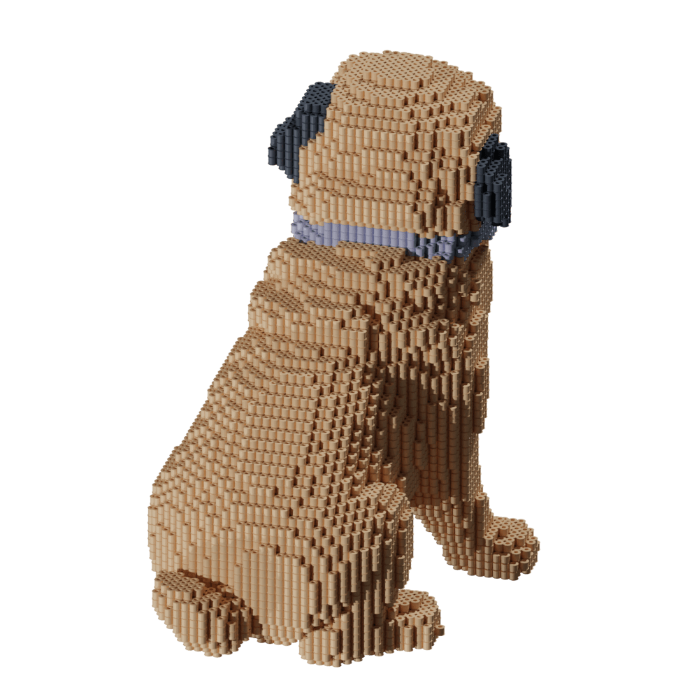 Patron Carlinhos Pug – fusebeads