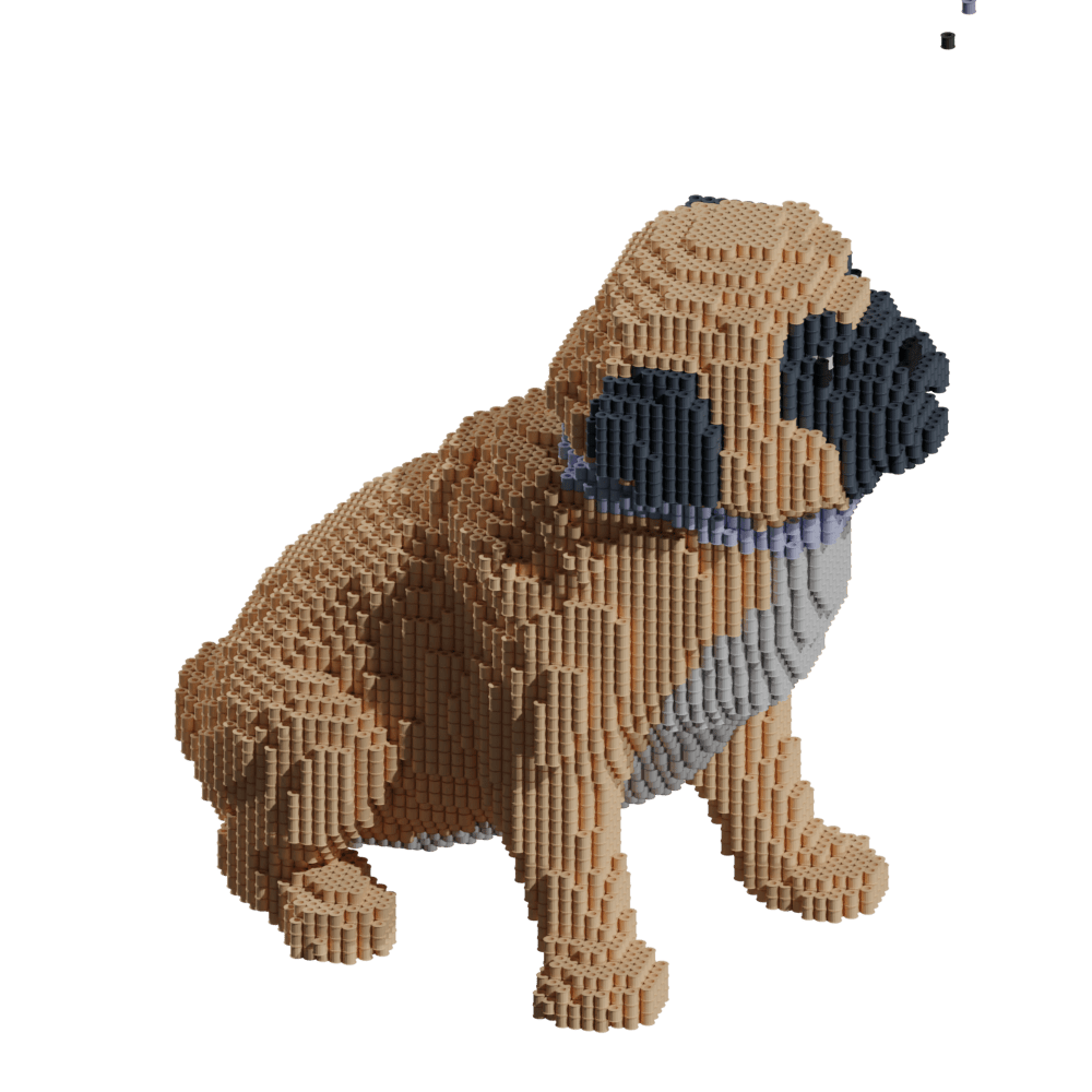 Patron Carlinhos Pug – fusebeads