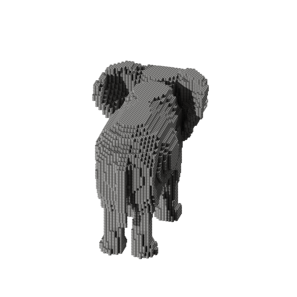 Patron Elefante – fusebeads