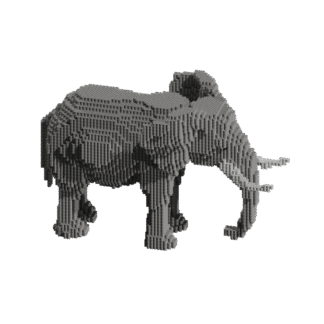 Patron Elefante – fusebeads