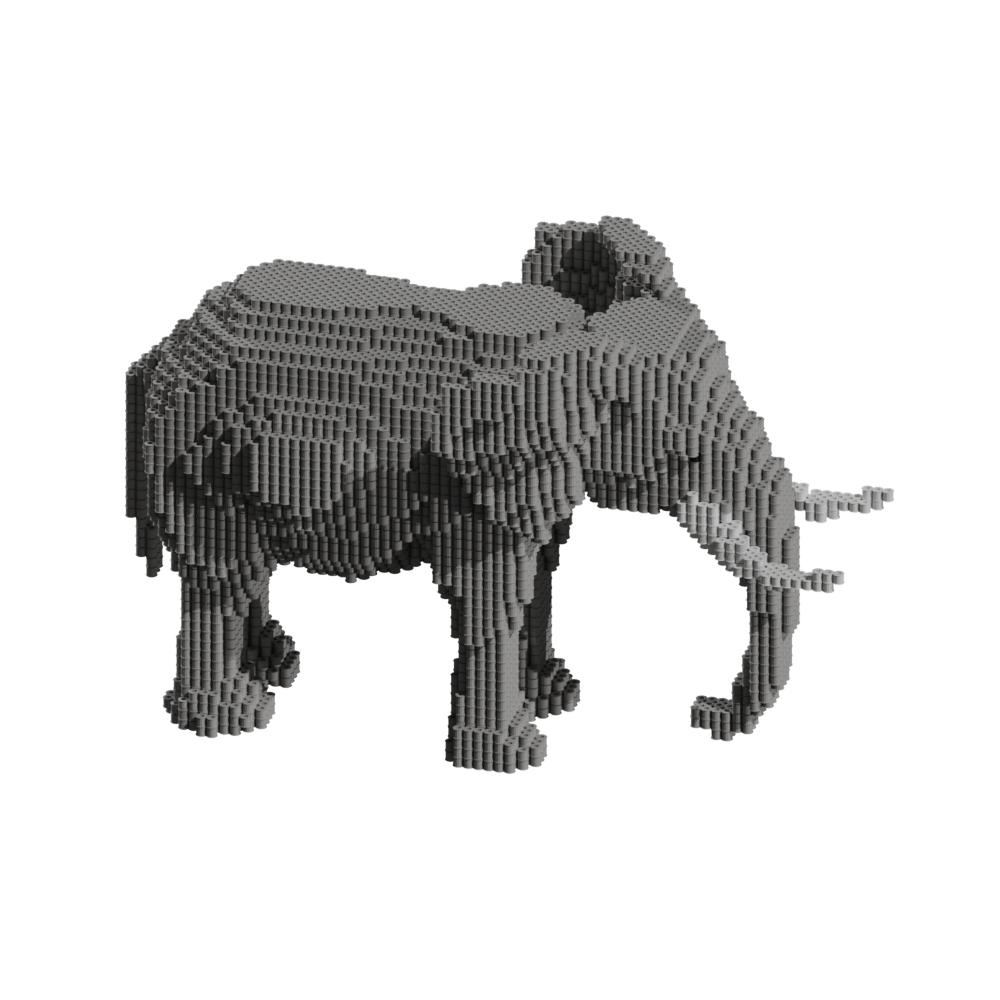 Patron Elefante – fusebeads