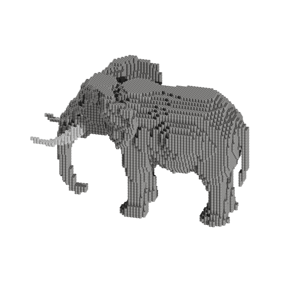 Patron Elefante – fusebeads