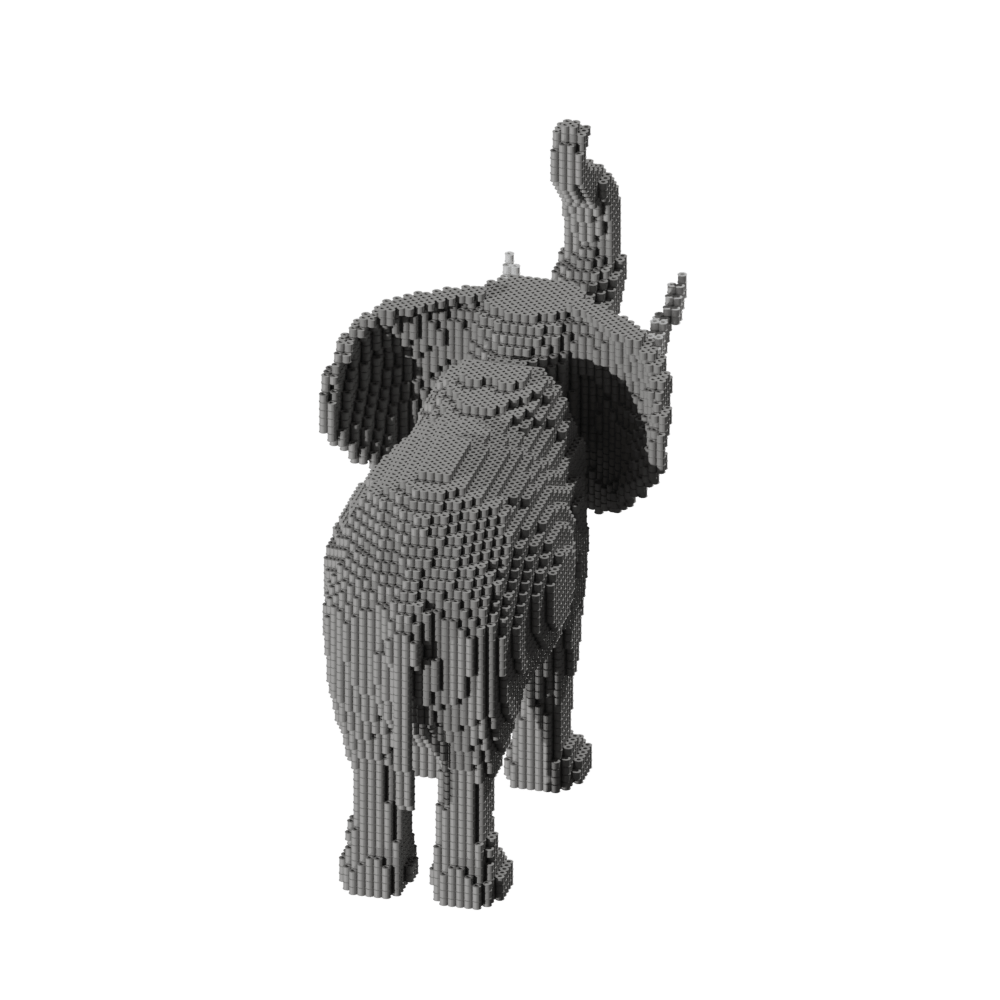 Patron Elefante prosperidad – fusebeads
