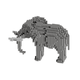 Patron Elefante – fusebeads