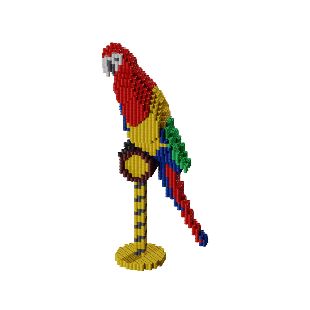 Patron Loro – fusebeads