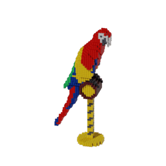 Patron Loro – fusebeads