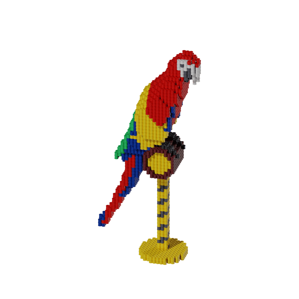 Patron Loro – fusebeads