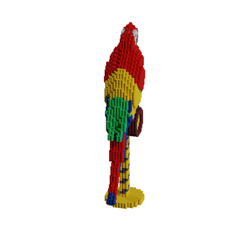 Patron Loro – fusebeads