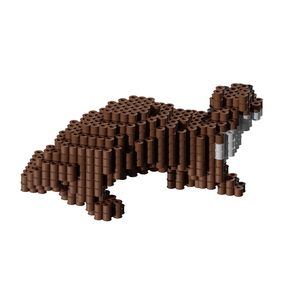 Patron Nutria – fusebeads