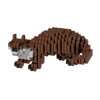 Patron Nutria – fusebeads