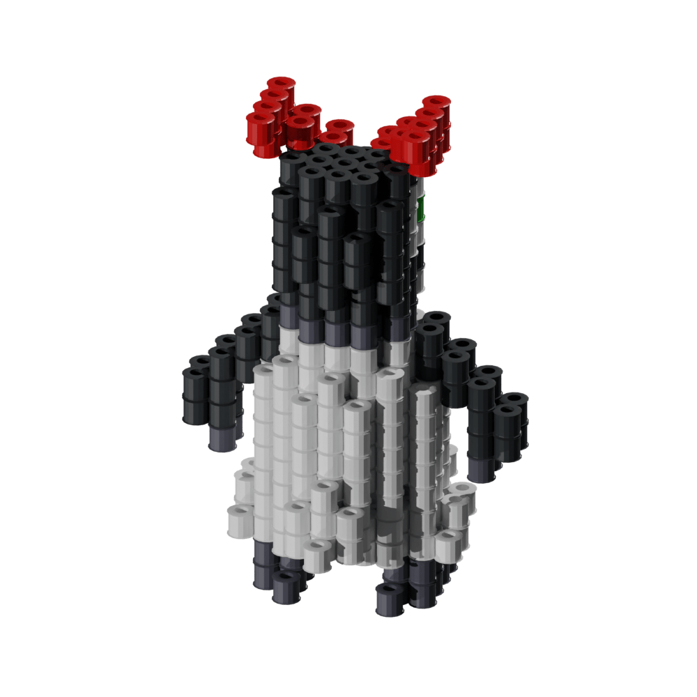 Pingüino Pen Pen – fusebeads
